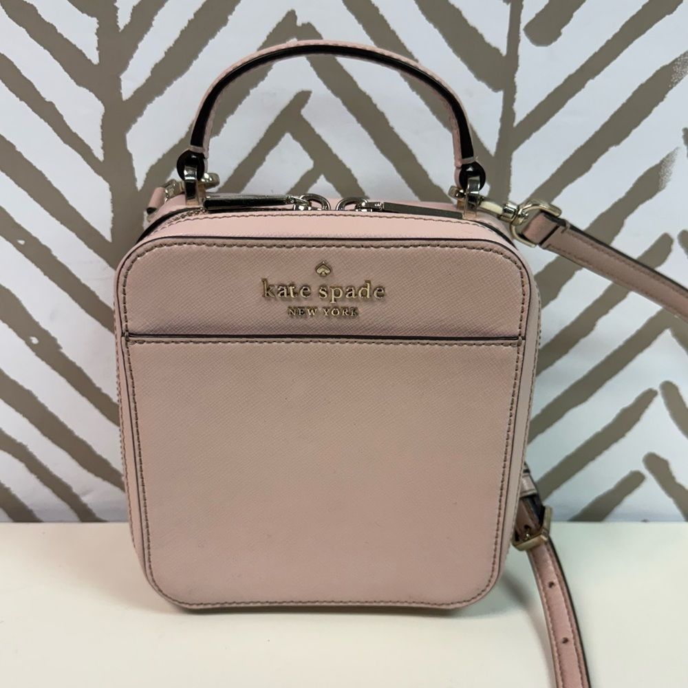 Kate Spade Daisy Vanity Top Handle Crossbody In Light Pink